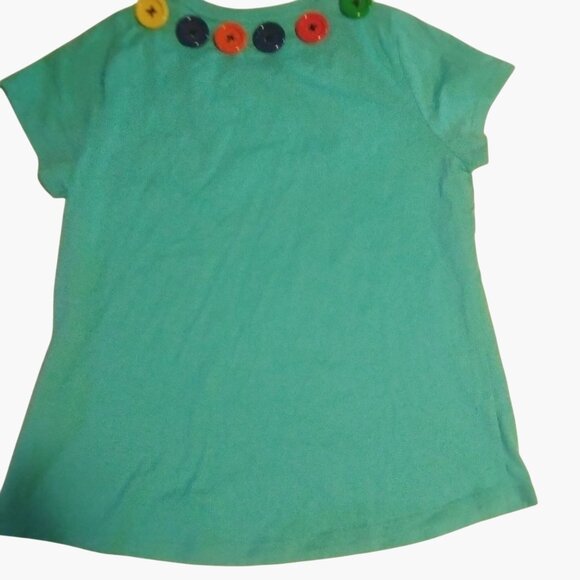 Wonder Nation Happy Graphic T Shirt Colorful Buttons XXL 2XG Girls Costume - Picture 2 of 6